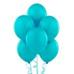 Balony w kolorze turkusowym