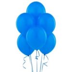 Balony lateksowe w kolorze niebieskim