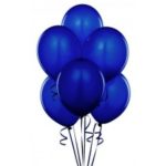 Balony lateksowe granatowy kolor