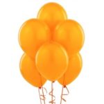 Balon lateksowy pomarańczowy
