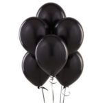 Balony lateksowe w kolorze czarnym