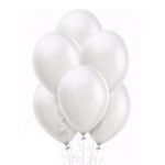 Balon metalizowany w kolorze perłowym