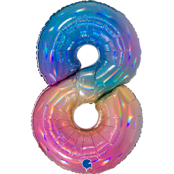 8 cyfra z helem warszawa balony urodzinowe teczowe dla dziecka lub na 18 osiemnastke Tęczowy i kolorowy balon galaxy cyfra 8 z helem
