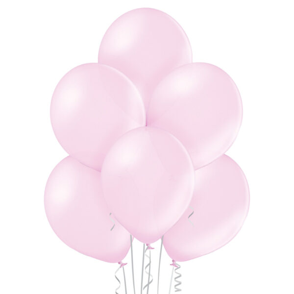 A003. Metalizowane balony lateksowe 12” calowe – kolor różowy
