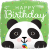 Ld03. Balon foliowy z helem na urodziny 18″ cali (43 cm) – panda