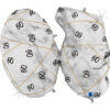K188. Balon z helem na 50 urodziny 43"cali – marmurkowy jeden balon