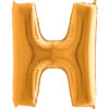 KZ08. Balony litery duże około 100 cm z helem – litera złota H