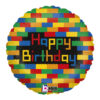 Urodzinowy balon klocki Lego