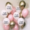 Balony chromowane i urodzinowe z nadrukiem Happy BirthDay
