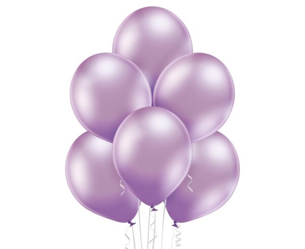 Balony Chromowane Fioletowe z Helem