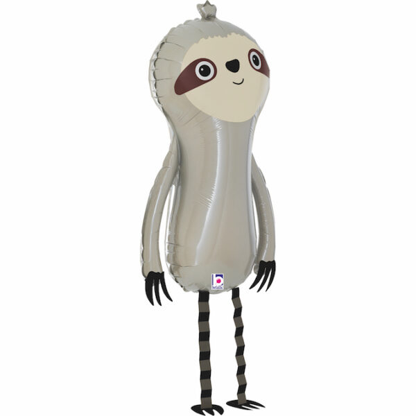 Ob01 Balon z helem w kształcie leniwca około 99 cm - chodzący