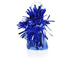 Niebieski ciężarek do balonów helowych