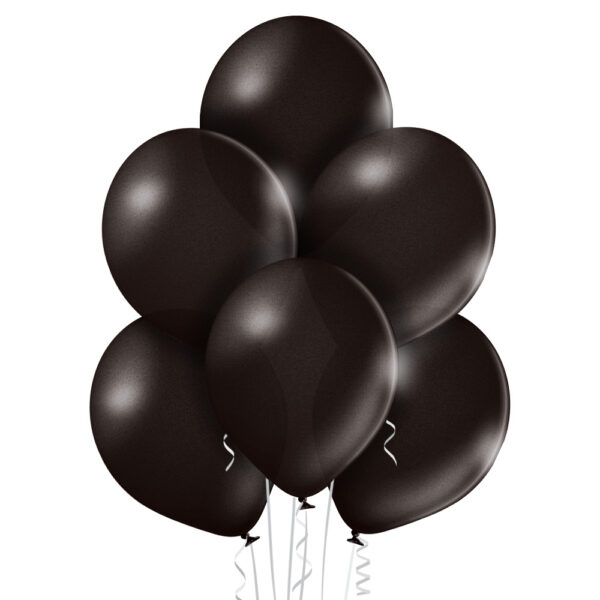 Czarne balony zwykłe z helem Warszawa - sklep z balonami helowymi