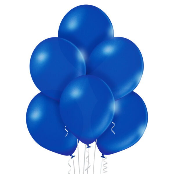 Balon metalizowany royal blue Metalizowane balony lateksowe z helem w kolorze granatowym
