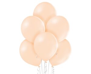 Bardzo delikatny Brzoskwiniowe balony z helem brzoskwiniowy kolor tych balonów z helem zaskoczy Twoich gości.