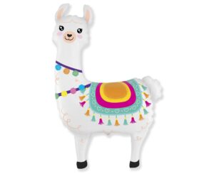 Balony z helem w kształcie lamy - latające balony Warszawa