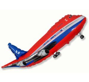 Balon z helem czerwony samolot