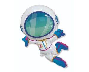 Balon latający napompowany helem w kształcie kosmonauty