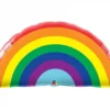 Deko17. Balon z helem tęcza o rozmiarze około 91 cm