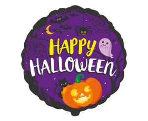 Balony z helem na Halloween