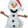 Wig07 Balon bałwan Olaf w czapce 24 cali/76 cm