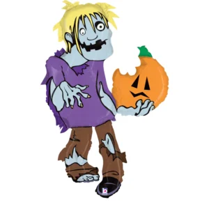 Hall14 Balon foliowy na Halloween 46 cali - 117 cm w kształcie zombie