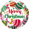 Wiga10 Balon 18 cali/43 cm okrągły Merry Christmas bombki