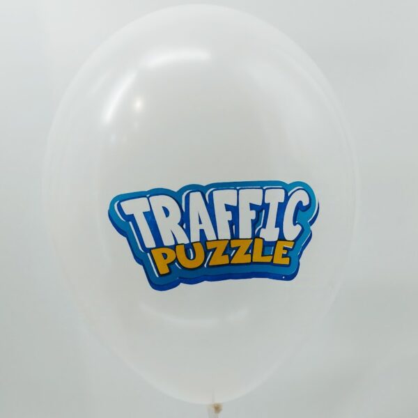 Brek25. 50 balonów z logo – nadrukiem własnym trzy kolory