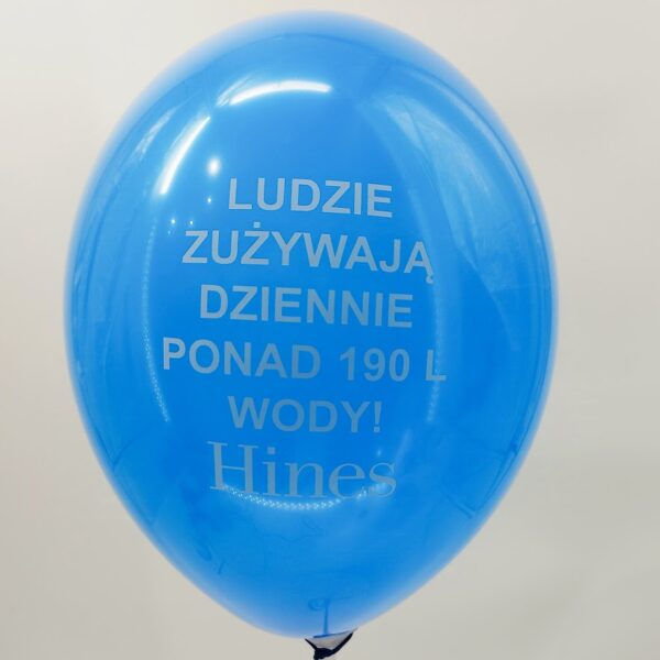 Brek10. 100 balonów z logo – nadruk w jednym kolorze z obu stron