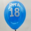 Balony spersonalizowane z helem na 18 urodziny z imieniem i liczba 18 Warszawa