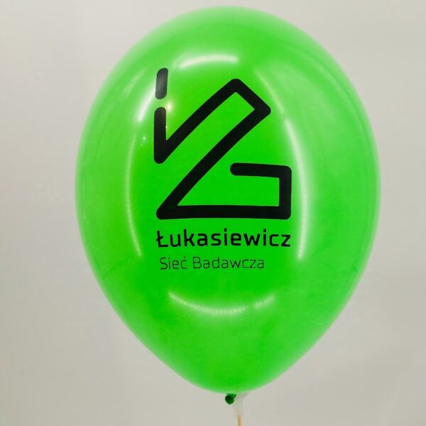 Balony z nadrukiem w jednym kolorze z dwuch stron
