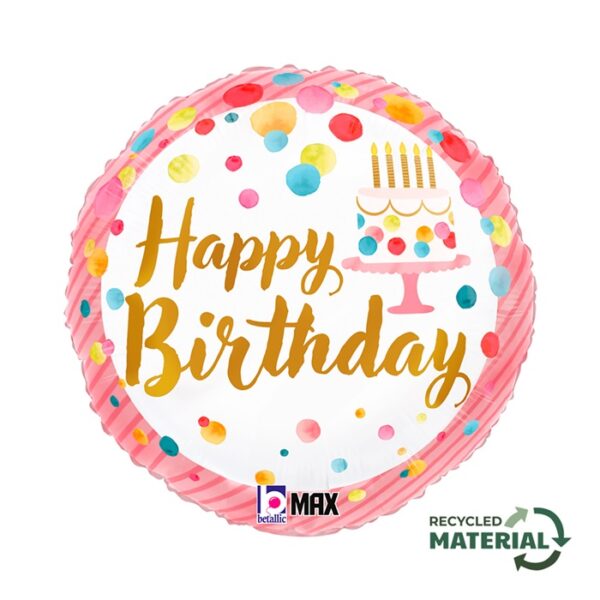 Dwustronny balon urodzinowy